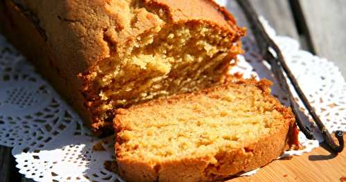 Cake fondant à la vanille et au rhum