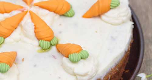 Carrot-cake végétalien à la cardamome