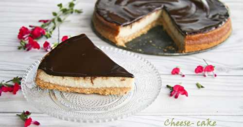 Cheese-cake noix de coco et chocolat