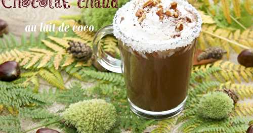 Chocolat chaud au lait de coco