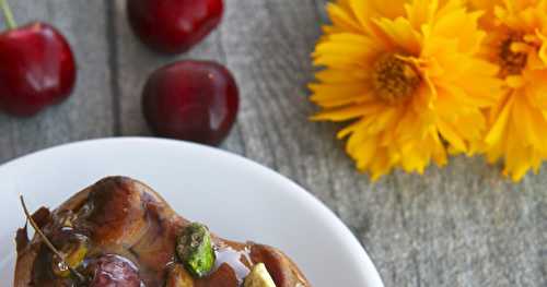 Clafoutis végétal aux cerises