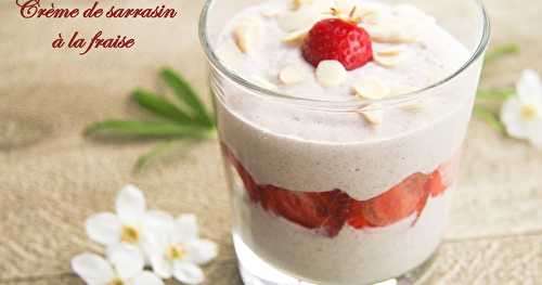 Crème de sarrasin à la fraise