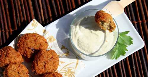 Falafels de pois chiches et sauce yaourt