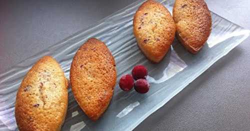 Financiers aux cranberries