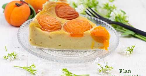 Flan aux abricots