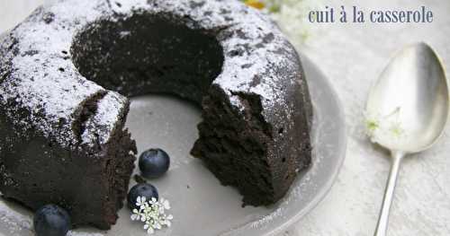 Gâteau au chocolat cuit à la casserole