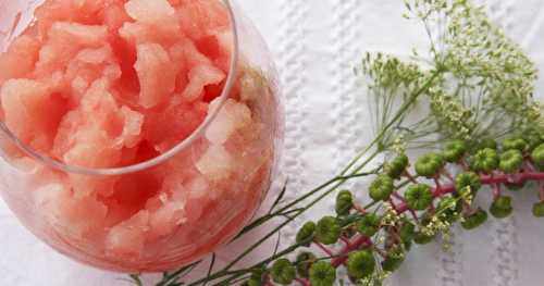 Granité pomelos et fleurs d'oranger