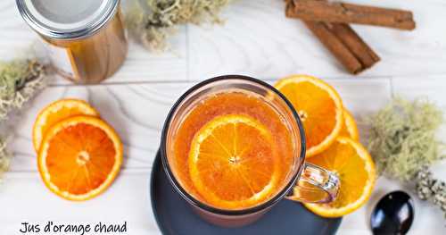 Jus d'orange chaud aux épices