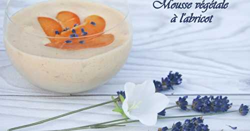 Mousse végétale à l'abricot