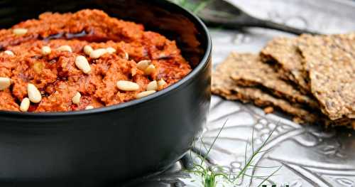 Muhammara ou tartinade de poivron à la syrienne