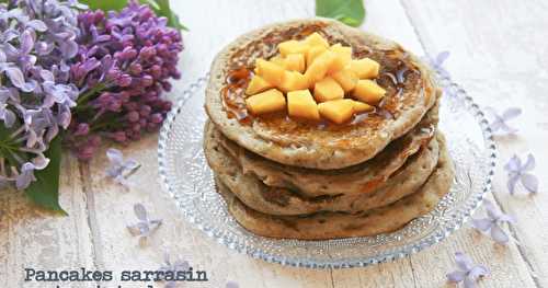 Pancakes au sarrasin et patate douce