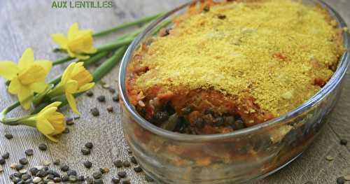 Parmentière de patate douce aux lentilles