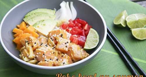 Poke bowl au saumon