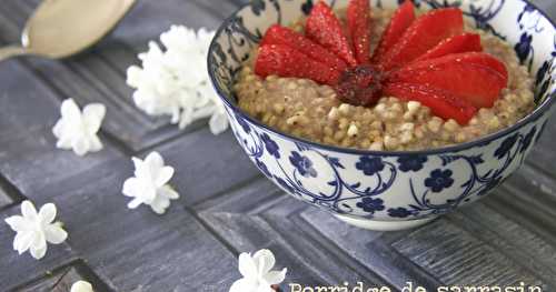 Porridge de sarrasin