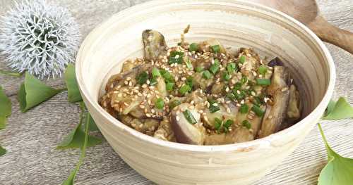 Salade d'aubergines à la coréenne ou Gaji namul