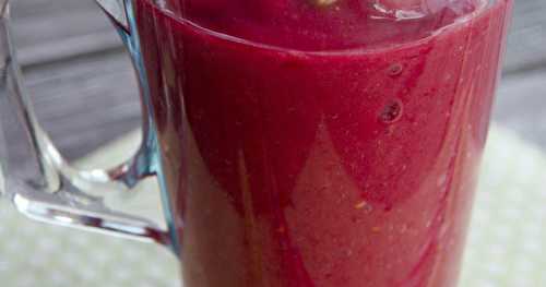 Smoothie glacé Avocat/Framboise