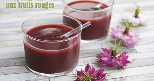 Spring shot aux fruits rouges