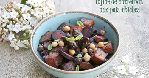 Tajine de butternut aux pois-chiches