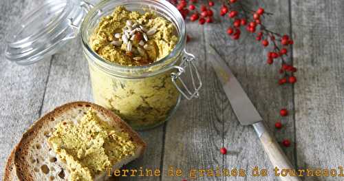 Terrine de graines de tournesol au curry