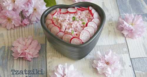 Tzatziki de radis roses