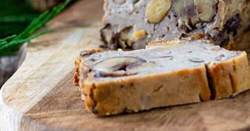 Terrine végétale aux champignons et à la châtaigne