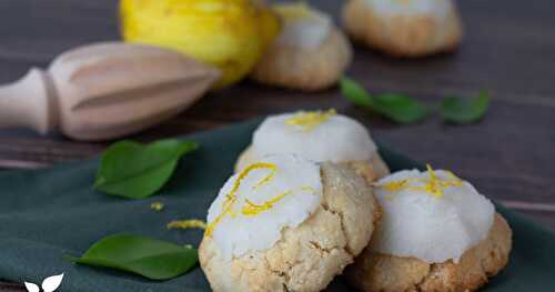 Biscuits moelleux au citron, à l'amande et farine de coco