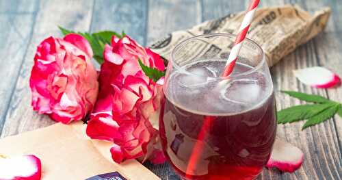 Tisane de CBD à la fleurs d'hibiscus