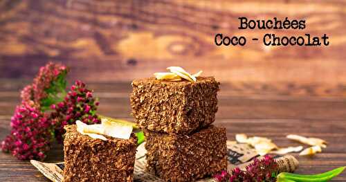 Bouchées coco - chocolat