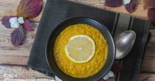 Soupe aux lentilles corail et au citron