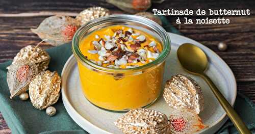 Tartinade épicée de butternut à la noisette