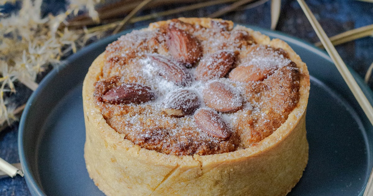 Tarte à la poire, fondant d'amande au vin de Marsala