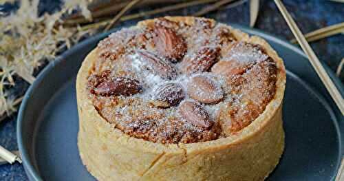 Tarte à la poire, fondant d'amande au vin de Marsala