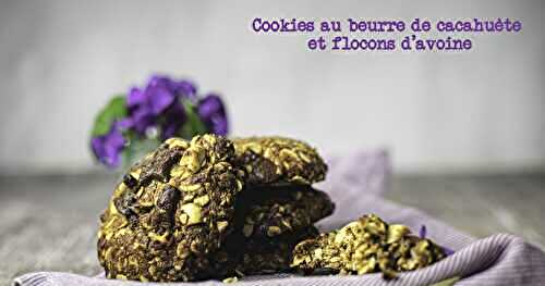 Cookies au beurre de cacahuète et flocons d'avoine