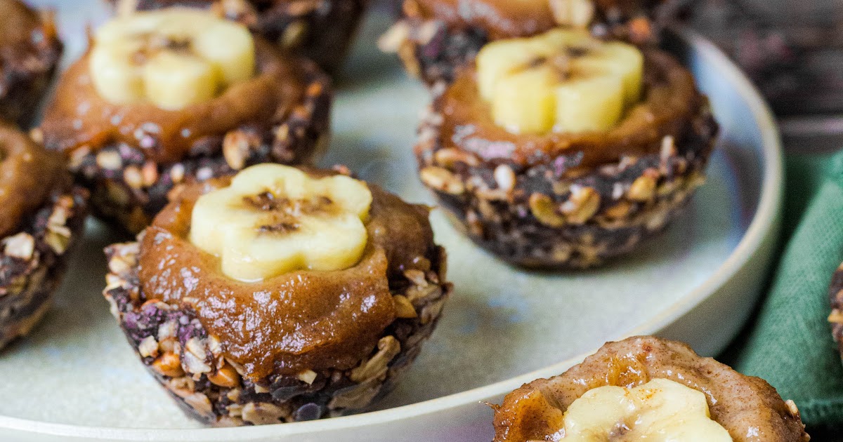 Petites bouchées crues façon banoffee