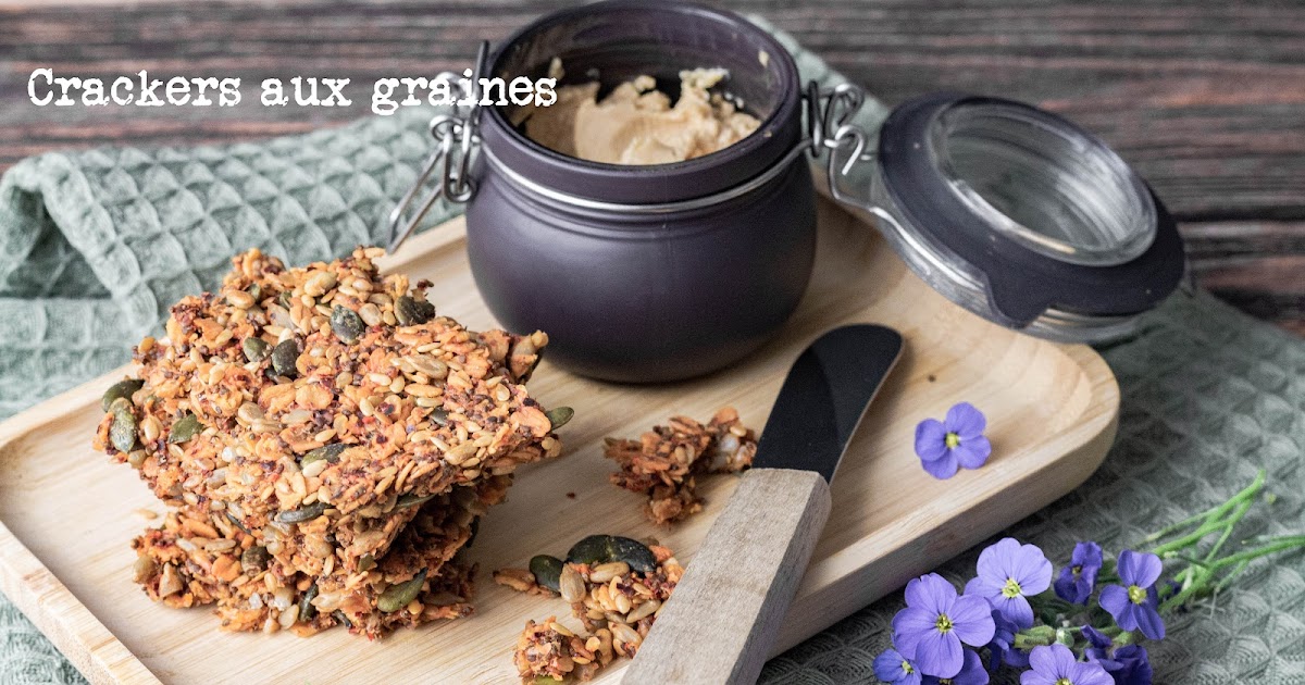 Crackers salés aux graines