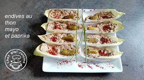 ENDIVES AU THON ET PAPRIKA 