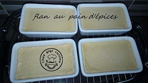 FLAN AU PAIN D'EPICES 