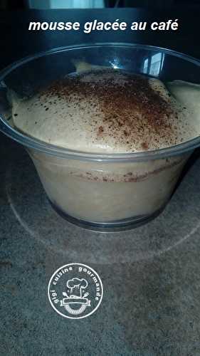 MOUSSE GLACEE AU CAFE AU THERMOMIX 