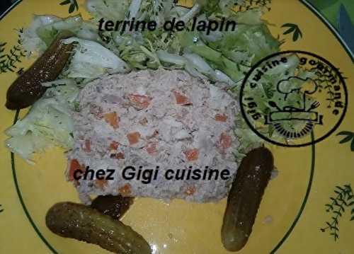 TERRINE DE LAPIN de Michèle Devirieux 