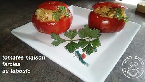 TOMATE FARCIE AU TABOULE AUX EPICES DOUCES 