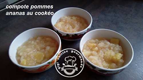 COMPOTE POMMES ANANAS au cookéo