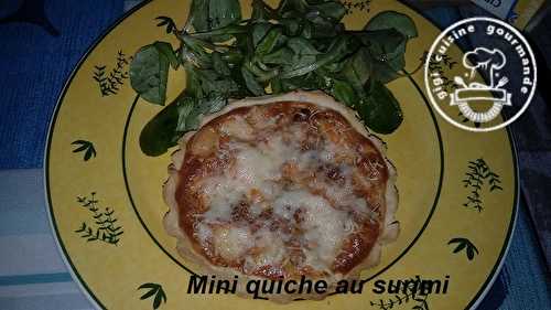 MINI QUICHE AU SURIMI