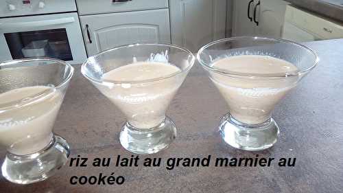 Riz au lait au grand marnier 