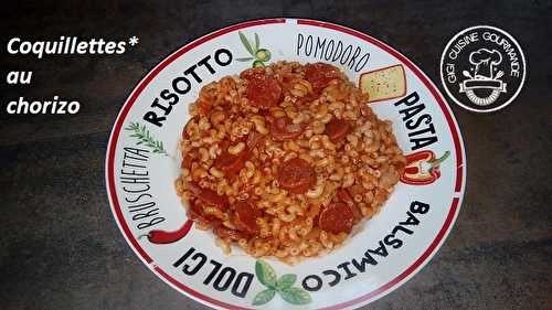 COQUILLETTES au CHORIZO (cookéo)