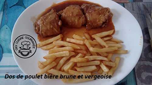 Haut de cuisses de poulet bière brune et vergeoise (cookéo)