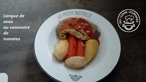 Langue de veau sauce au concentré de tomates (cookéo)