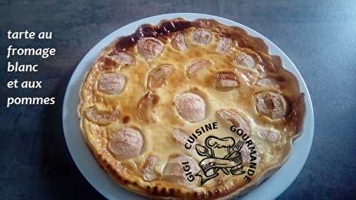 TARTE au FROMAGE BLANC et POMMES