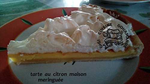 TARTE CITRON MERINGUEE (maison)