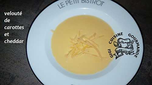 VELOUTE de CAROTTES et CHEDDAR au thermomix