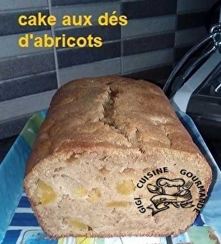 CAKE AUX ABRICOTS à la vergeoise et poudre d'amandes (thermomix